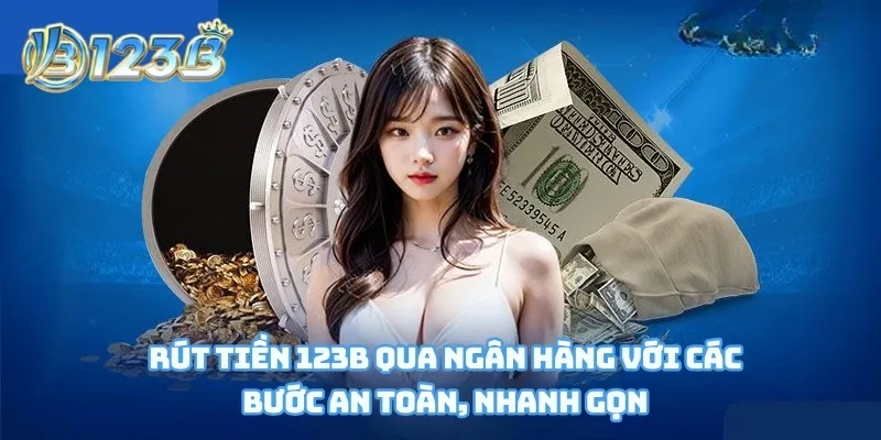 Rút tiền 123B qua ngân hàng với các bước an toàn, nhanh gọn 