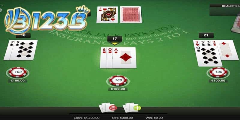 Hướng dẫn đăng ký và học cách chơi Blackjack tại 123B